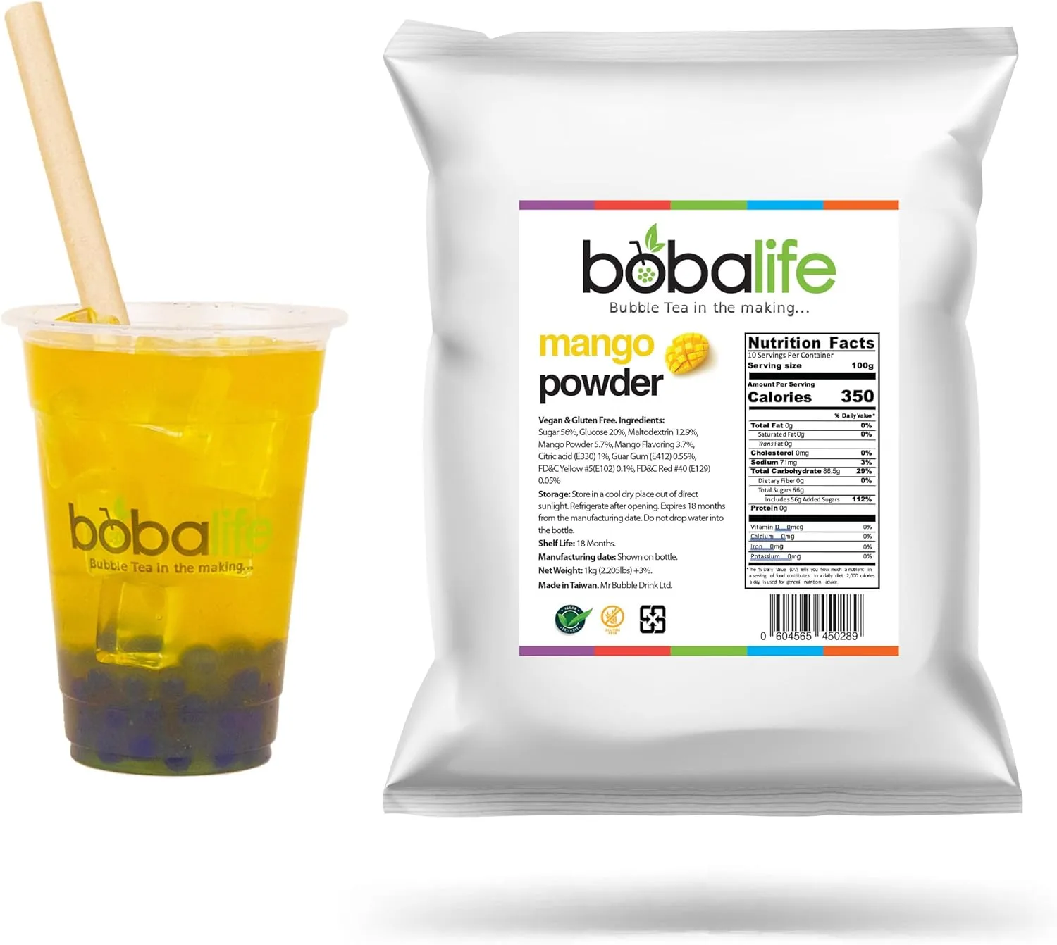 Bubble Tea - Mango Powder (1kg)