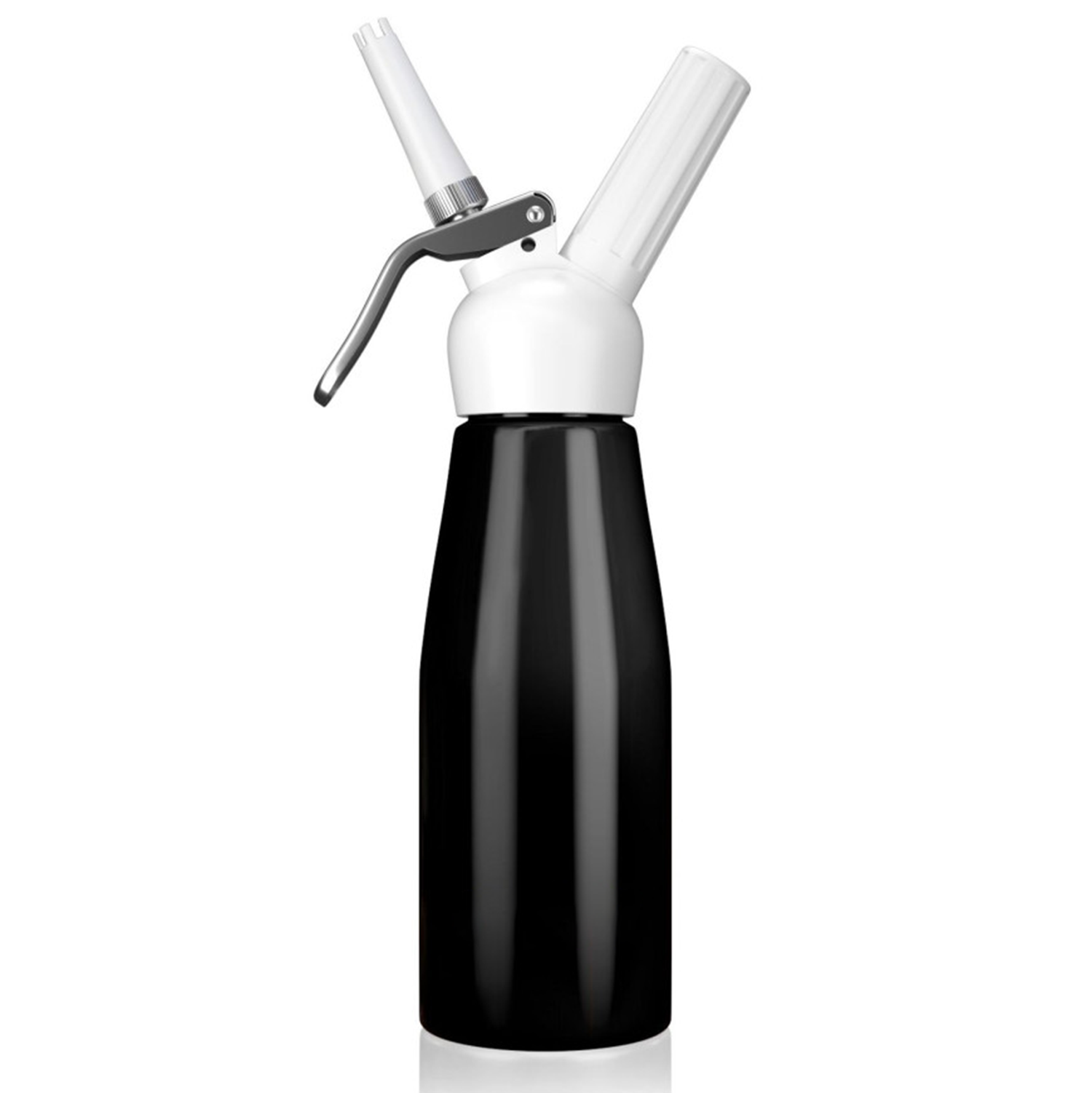 Cream Whipper - 0.5 litre Plastic Head (Black)