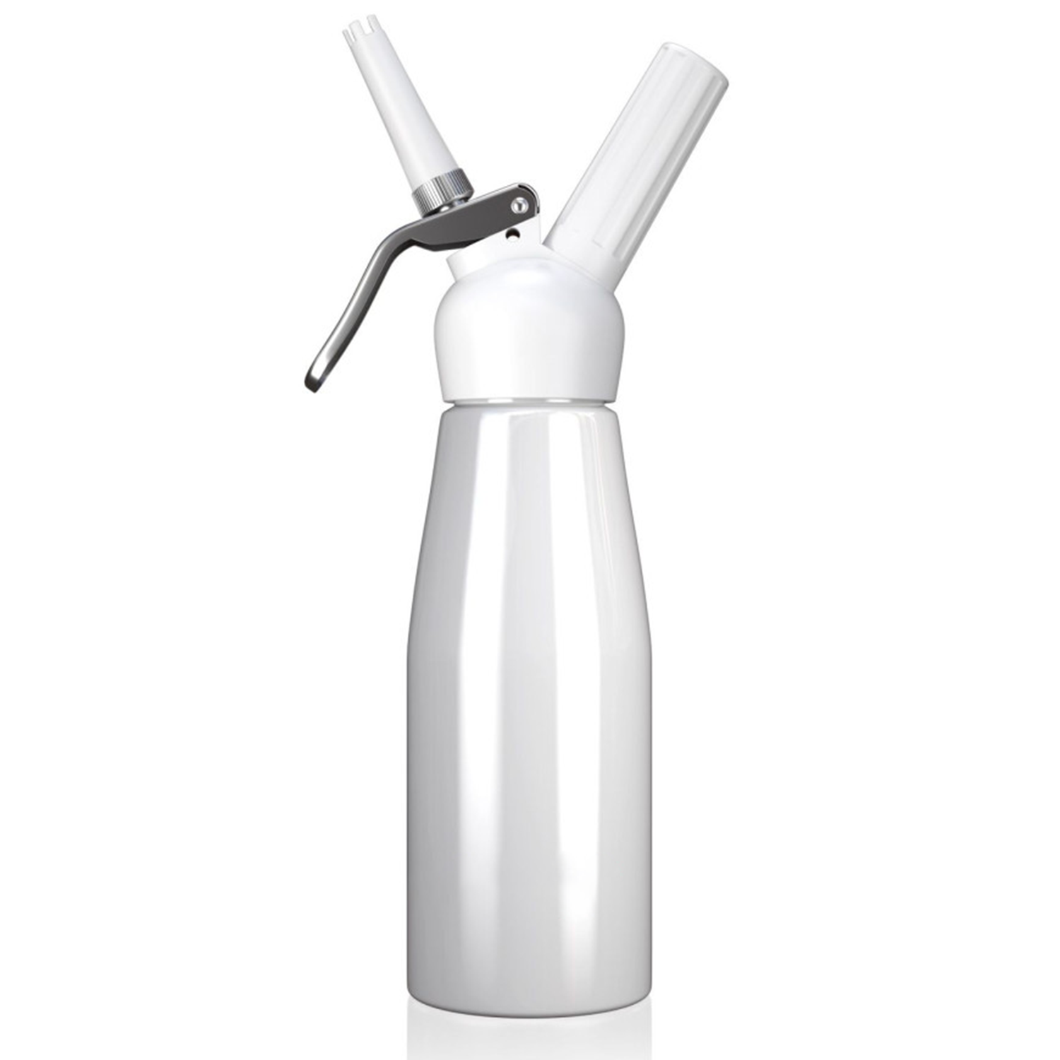 Cream Whipper - 0.5 litre Plastic Head (Silver)