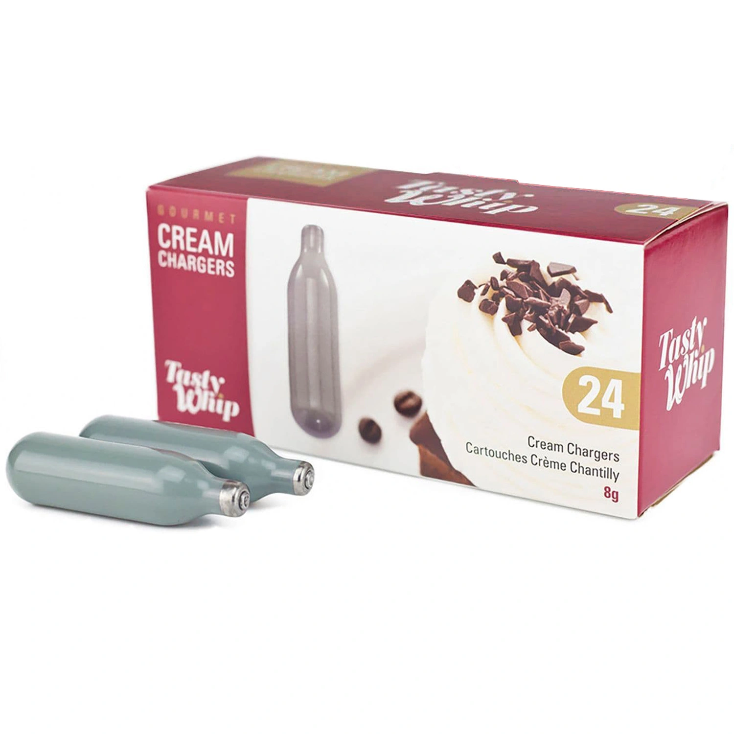 Cream Chargers by Liss Tasty Whip          (Pack of 24) European