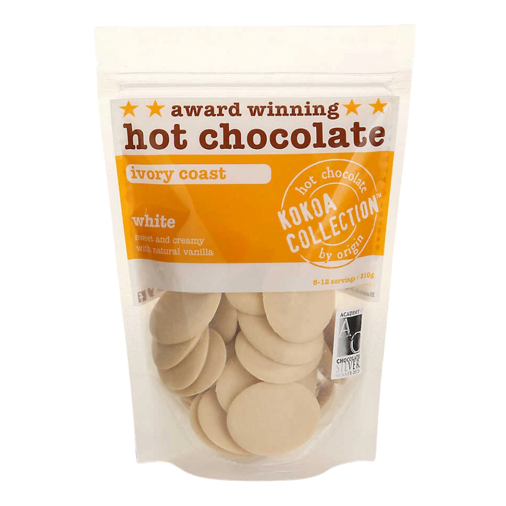 Kokoa Collection (210g) - Ivory Coast White Hot Chocolate Tablets