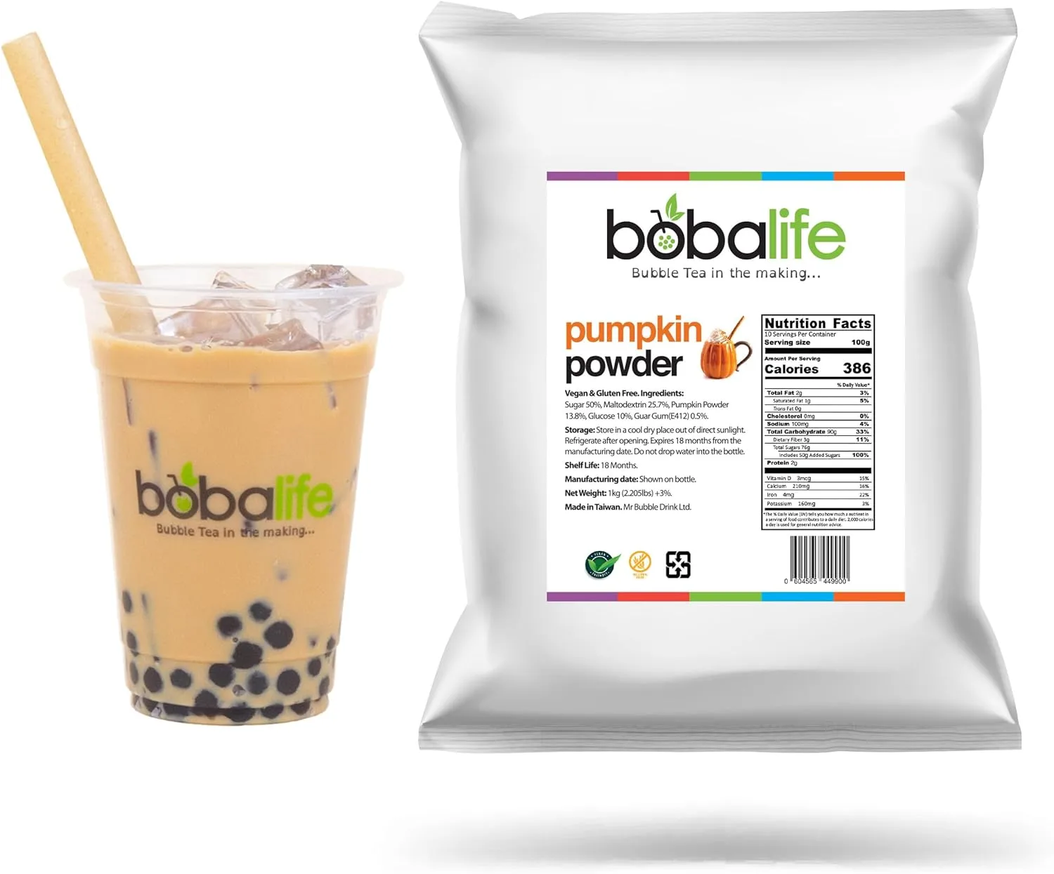 Bubble Tea - Pumpkin Powder (1kg)