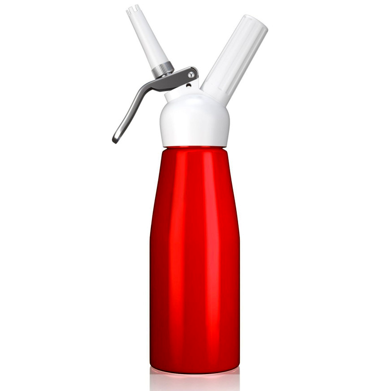 Cream Whipper - 0.5 litre Plastic Head (Red)