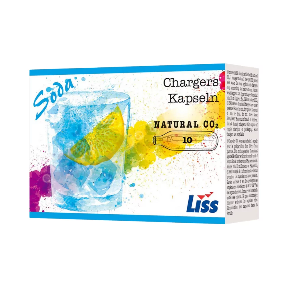 Liss Soda Sparklets CO2 Charger Cartridges (Box of 10)